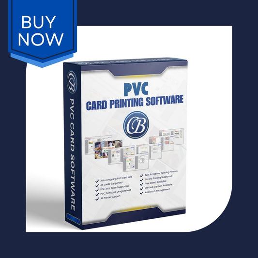 CB PVC card Printing Software For Printing PVC cards In Epson & Canon Center Feeding Printers